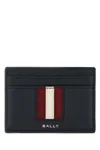 Bally Blue Leather Card Holder
