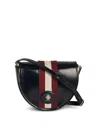Bally 'crossbody Bag' Striped Design Adjustable Strap