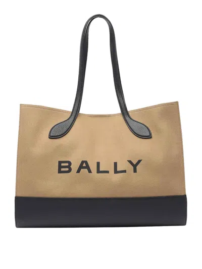 Bally Keep On Tote Bag In Brown