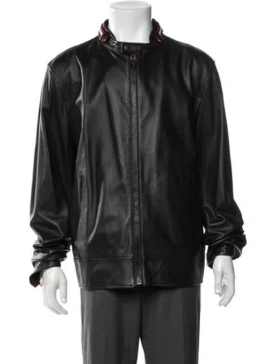 Pre-owned Bally Bomber Jacket In Black
