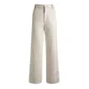 Bally Bone Bleached Denim Jeans In White