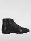Bally Men's Paphos Leather Lace-up Boots In Schwarz