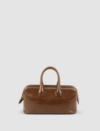 Bally Borsa A Spalla In Marron Glace