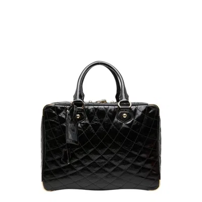 Pre-owned Bally Boston Bag Handbag () In Black
