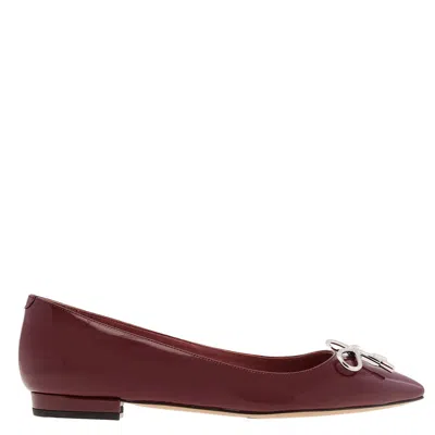 Bally Bovery-bow Patent Leather Pumps In Red