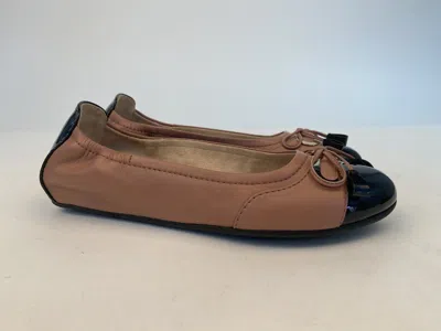 Bally Bow Tie Ballet Shoes In Brown