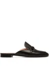 Bally Braided-detail Leather Slippers