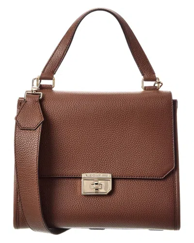 Bally Breeze Small Leather Satchel In Pattern