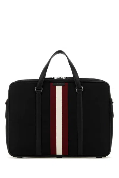 Bally Briefcase In Black
