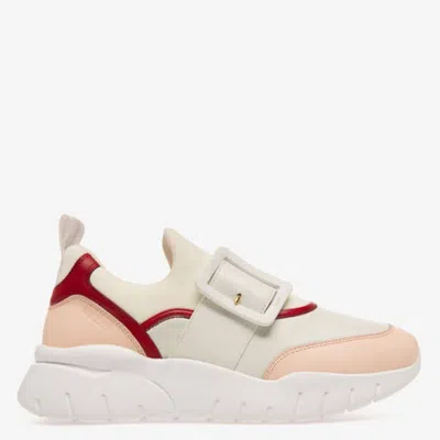 Bally Brinelle Janelle Buckle Low-top Sneakers In Neutral
