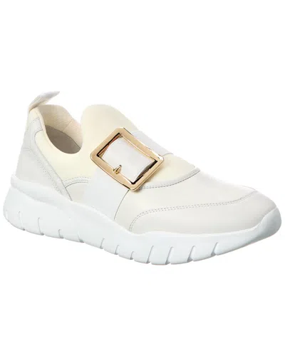 Bally Brinelle Leather Sneaker In White