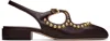 Bally Rina High Heel Sandals In U8h0 - Bitter Chocol