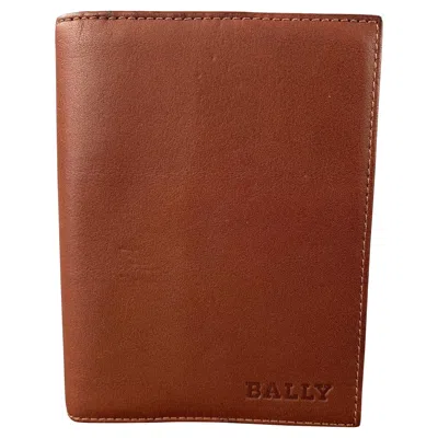 Pre-owned Bally Brown Leather Rectangle Agenda
