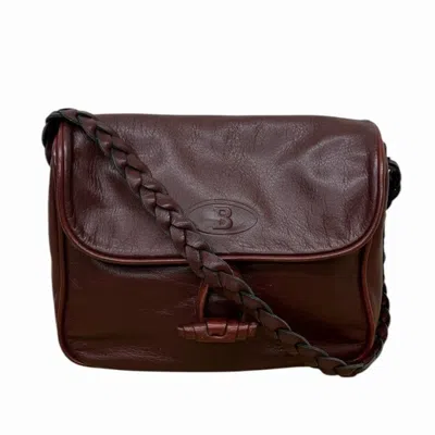 Pre-owned Bally Brown Leather Shoulder Bag ()