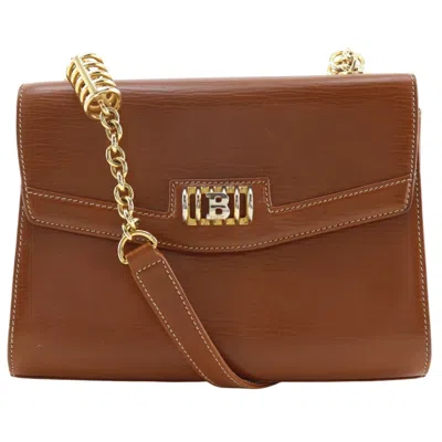 Pre-owned Bally Brown Leather Shoulder Bag ()