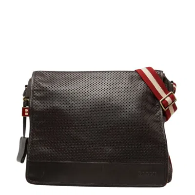 Pre-owned Bally Brown Leather Shoulder Bag ()