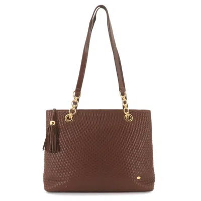 Pre-owned Bally Brown Leather Tote Bag ()