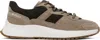 Bally Brown Outline Sneakers In Multi