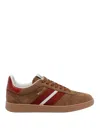 Bally Stripe-detail Sneakers In Brown