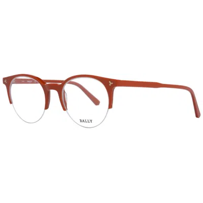 Bally Brown Unisex Optical Frames In Pink