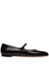 Bally Brushed Leather Mary-jane Shoes In Black