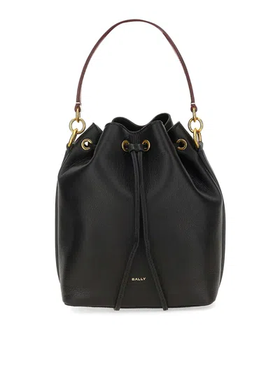 Bally Bucket Code Bag In Black