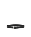 Bally "shiffie" Belt In Black