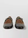 Bally Buckle Cut-out Flat Round Studded