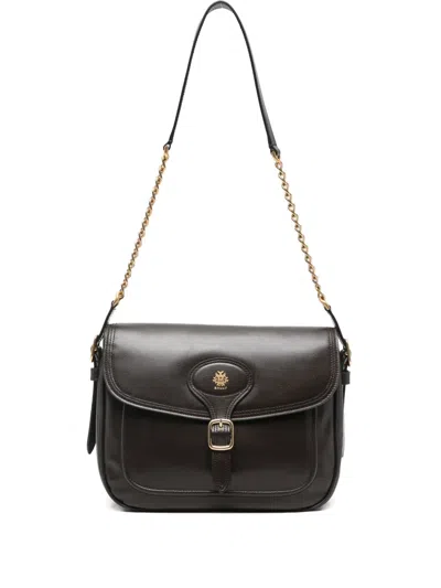 Bally Buckle-fastening Shoulder Bag In Black