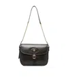 Bally Buckle-fastening Shoulder Bag In Black