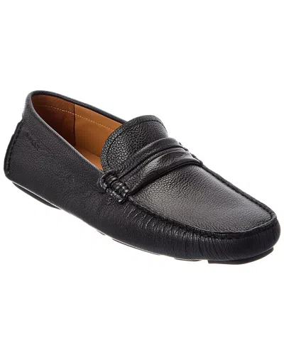 Bally Buckle Leather Loafer In Yellow