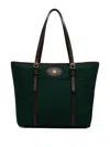 Bally Buckled-handles Tote Bag In Green