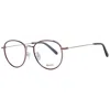 Bally Burgundy Unisex Optical Frames In Burgundy