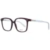 Bally Burgundy Plastic Glasses Women's (frames) In Burgundy
