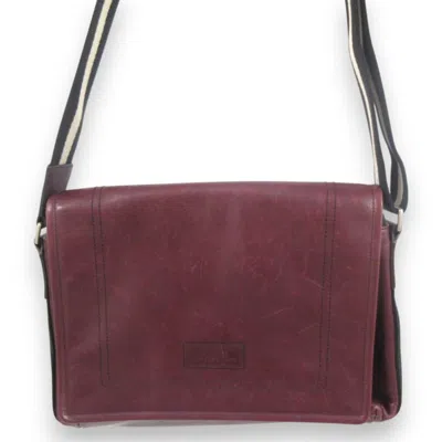 Pre-owned Bally Burgundy Shoulder Bag ()