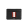 Bally Thar Leather Card Holder In Black