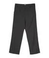 Bally Button Casual Pants In Black