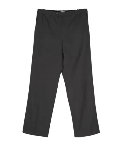 Bally Button Casual Pants In Black