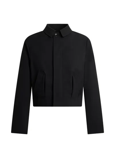 Bally Button Shirt Jacket In Black