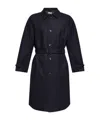 Bally Classic-collar Trench Coat In Black