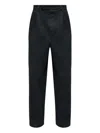Bally Buttoned Cotton Pants In Black