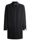 Bally Buttoned Parka In Black