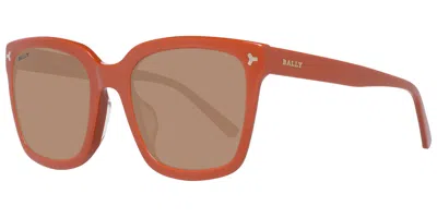 Bally By0034h Asian Fit 42f Women's Sunglasses Orange Size 53