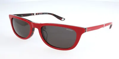 Bally By4051 03 Occhiali Da Sole Rossi Per Uomo In Red