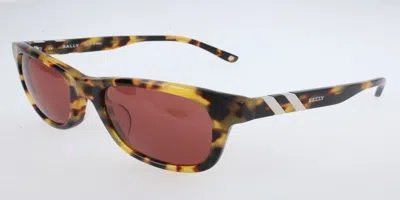 Bally By4060 02 Occhiali Da Sole Tartarugatishell Per Uomo In Brown