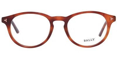 Bally By5032 Men's Glasses, Tortoiseshell, Size 49 In Brown