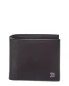 Bally Byie Leather Coin Wallet In Black