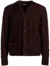 BALLY CABLE-KNIT CARDIGAN