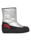 Bally Camely 6228425 Women's Silver Synthetic Fabric Boots In Silver