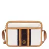 Bally Canvas And Leather Gare Crossbody Bag In Orange